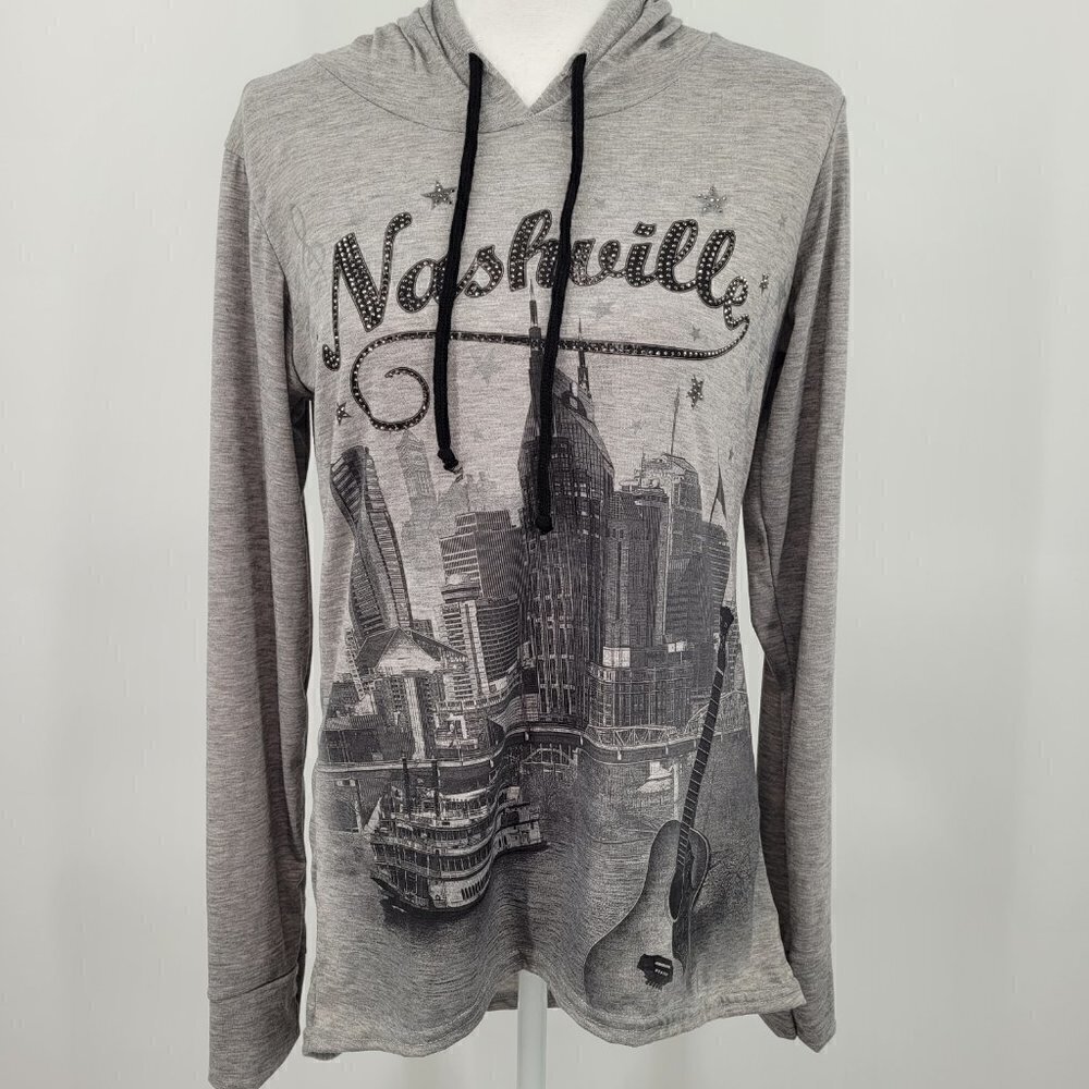 Nashville Landmarks Lightweight Pull-Over Hoodie